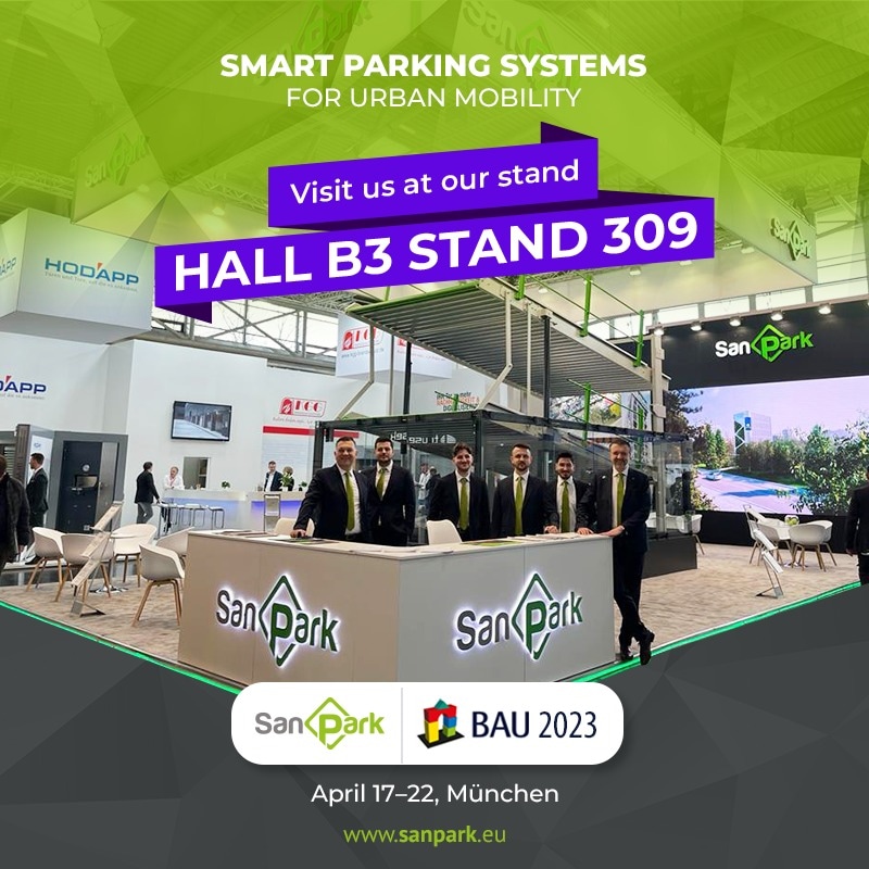 sanparkeu's tweet photo. We are waiting for you at our stand to tell you about the parking lots of today and the future.
#Bau2023 #münchen #baumünchen
#sanpark #sustainability #automatedparkingsystem #smartparking #futuretechnology #architecture #design #carlift #parking #technology #greentechnology https://t.co/L3wd7zbP2y