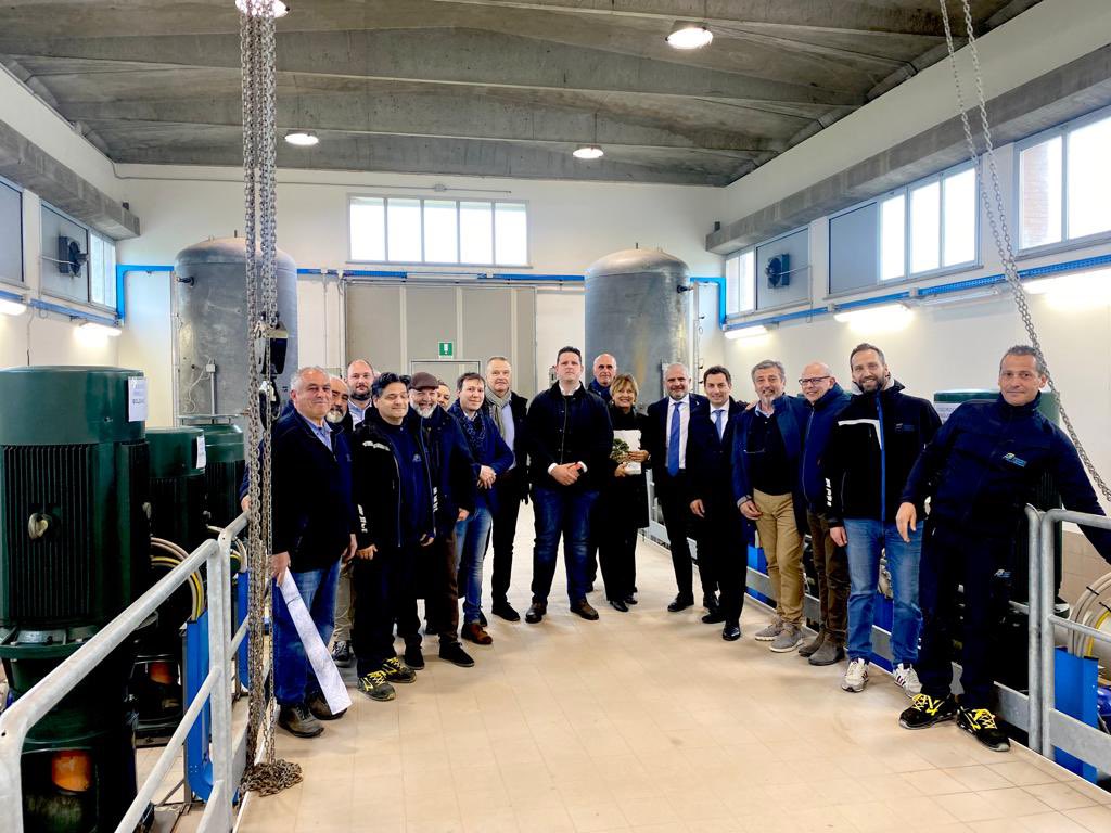 Visita  del Sottosegretario di Stato al Ministero dell'agricoltura, della sovranità alimentare e delle foreste On. Luigi D’Eramo e dell’On Jacopo Morrone presso il Consorzio di Bonifica della Romagna. Abbiamo avuto modo di illustrare le attività e le progettualità del consorzio