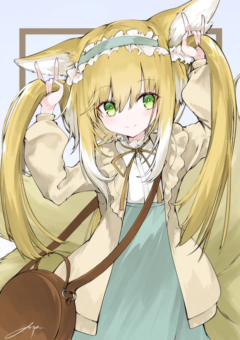 ツインテなスズランさん#アークナイツ 