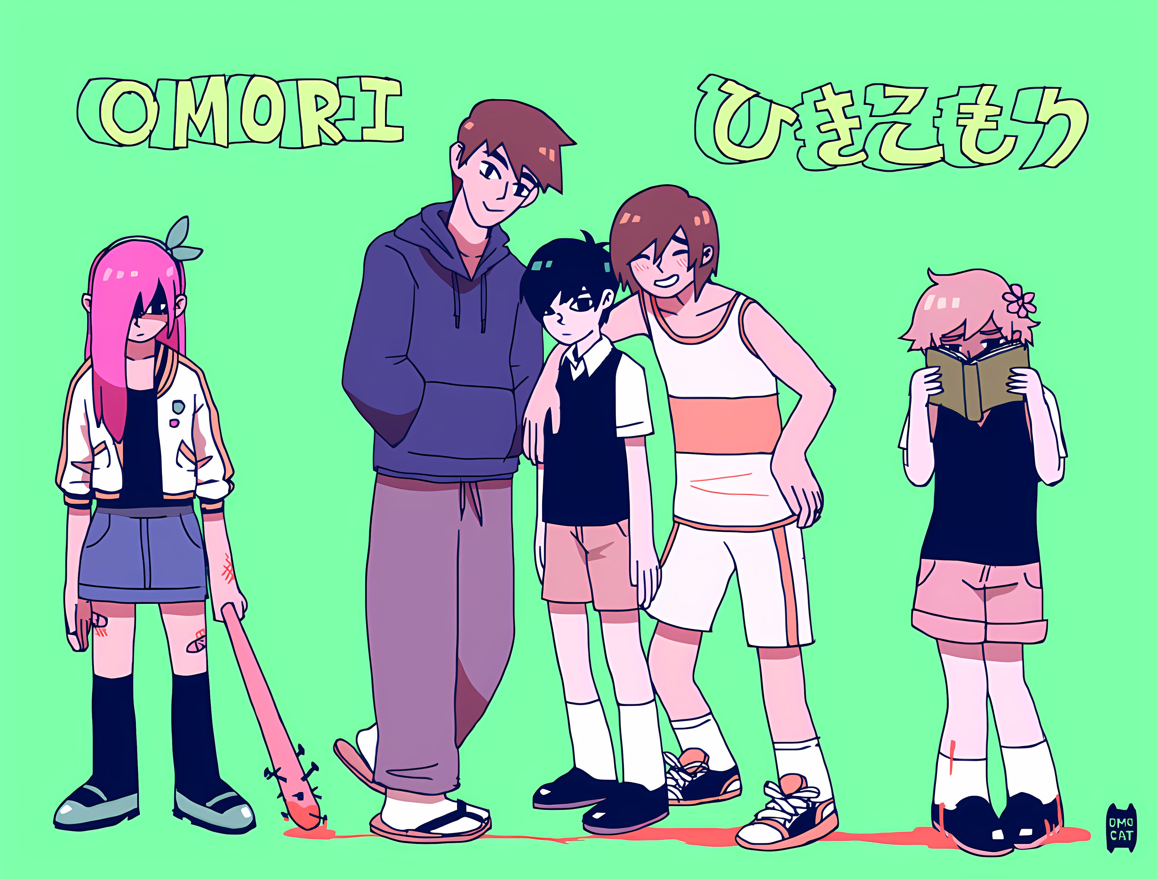 Омори рост. Omori рост персонажей. Omori игра. Омори игра персонажи. Omori в полный рост.