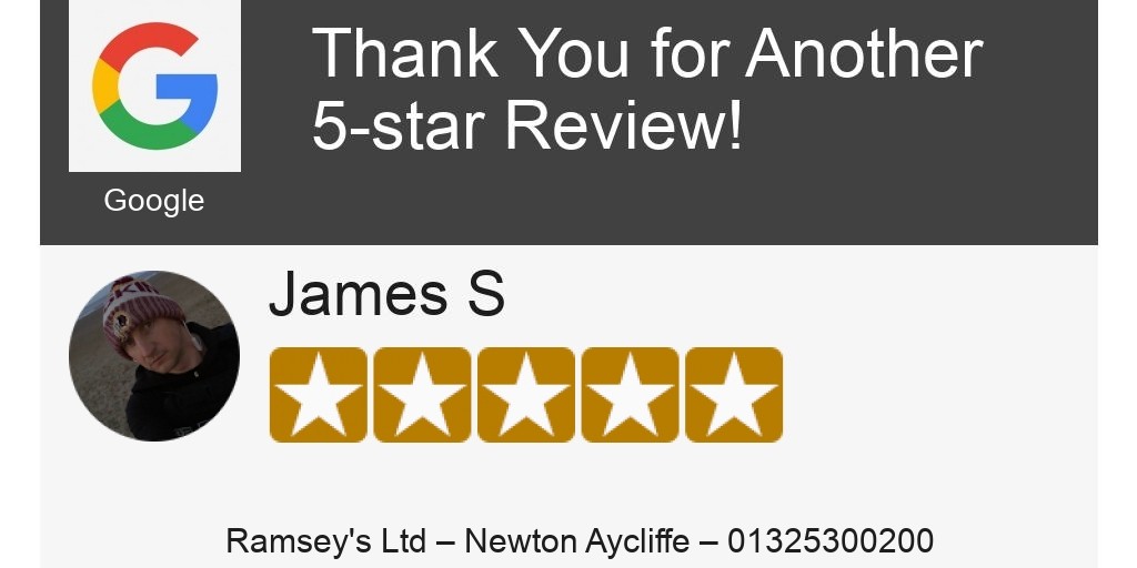 Check out this 5-star review from one of our customers! Have you posted on our review page hoy.cc/1uk
