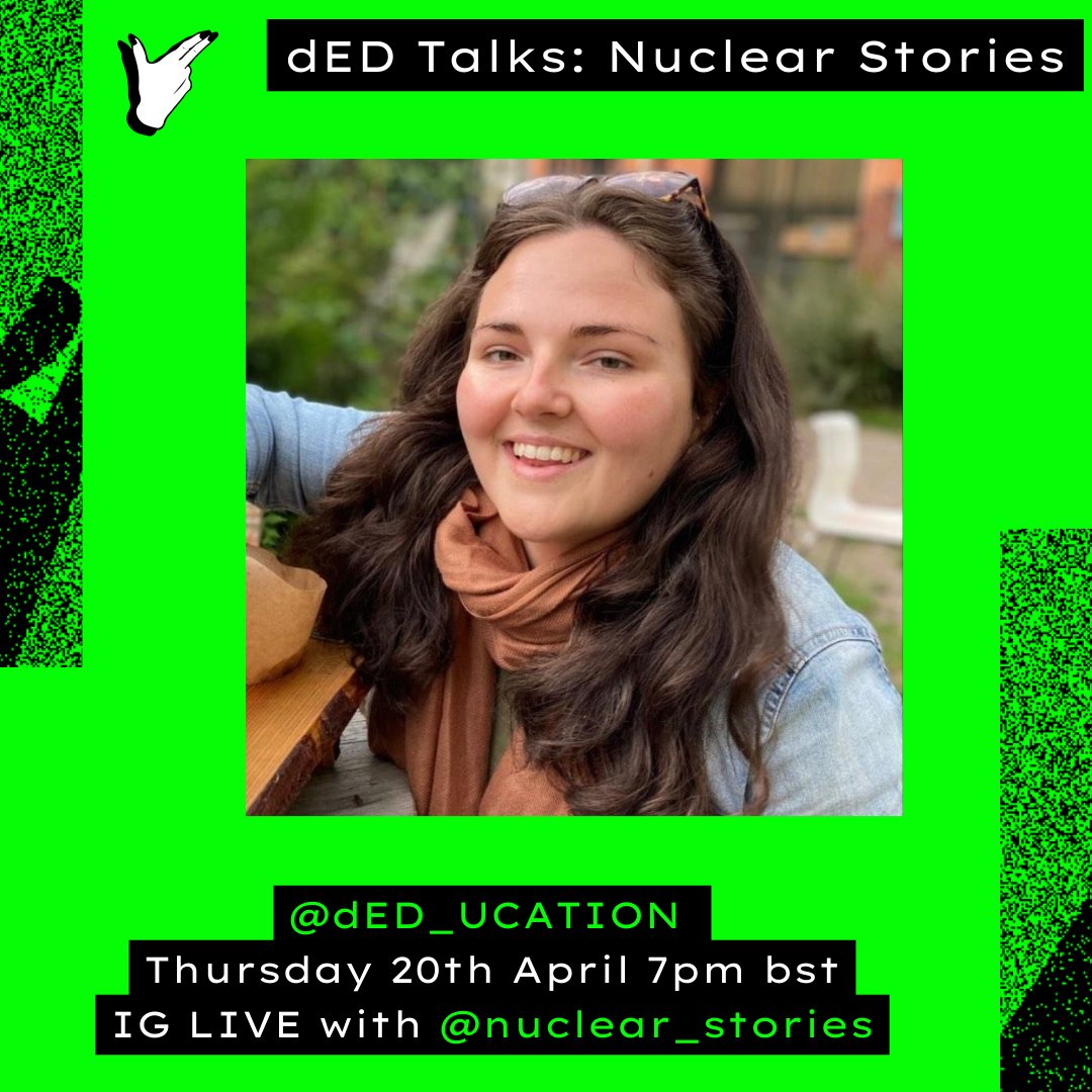 @nuclear_stories expose the world's nuclear secrets one story at a time! Join @@MHSorensen_ #NuclearStories Campaign Manager, on #dEDTalks Thursday 7 PM bst to explore some of the best...or worst nuclear secrets #DemilitariseEducation #weaintdEDyet