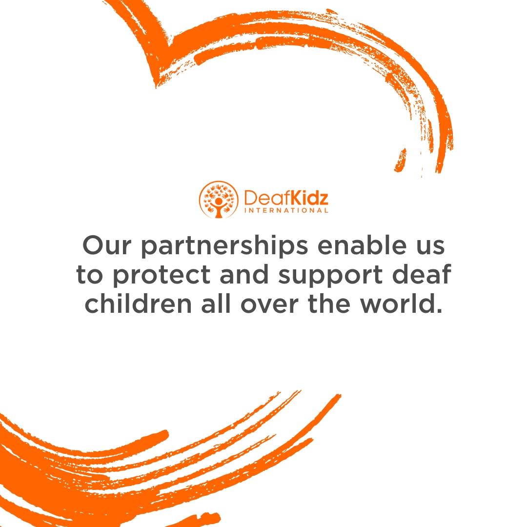 DeafKidzIntl's tweet photo. Together with our partners, #DeafKidzInternational aim to make a real difference for improving the lives of deaf children, young people, and adults worldwide. Find out how you can show your support: https://t.co/G33lsrpDJ0 #NoDeafChildLeftBehind https://t.co/nPU55QyunC