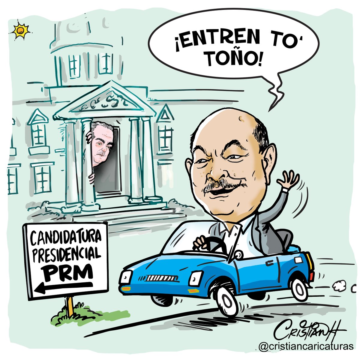 criscaricaturas's tweet photo. El expresidente del Senado, Ramón Albuquerque...
Mi caricatura en @ElDia_do
.
.
.
.
#entrento #ramonalbulquerque #popis #prm #criscaricaturas https://t.co/oXRvZ8XLyS