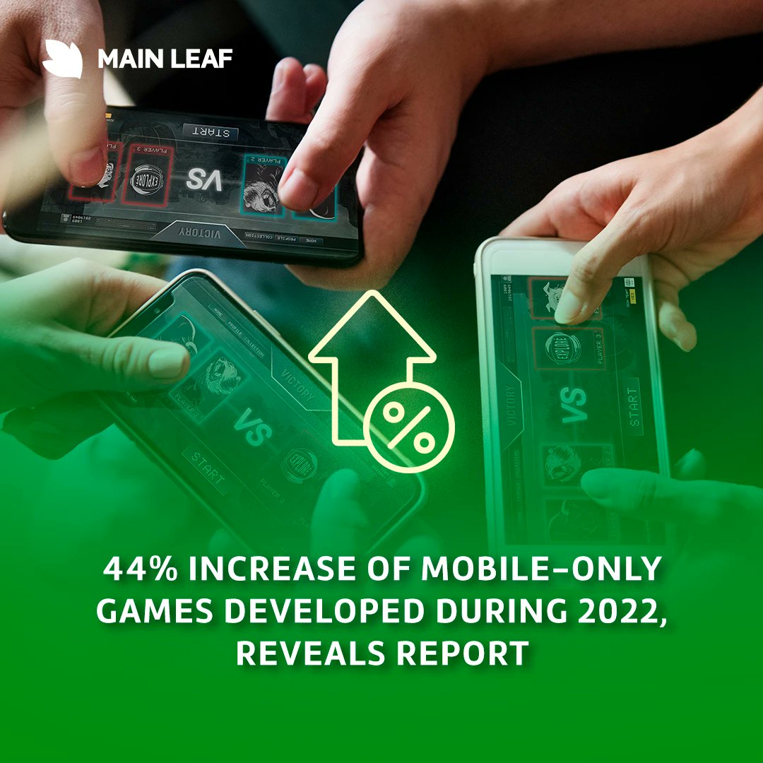 MainLeafGames1's tweet photo. In 2022, studios of (almost) all sizes turned up the dial on mobile-only game production, tapping into the opportunities associated with bringing big ideas to the small screen.
That's one of the 5 trends revealed at the 2023 Unity Gaming Report.
#Unity #gamedevelopment #MainLeaf https://t.co/hX10PzAPkC