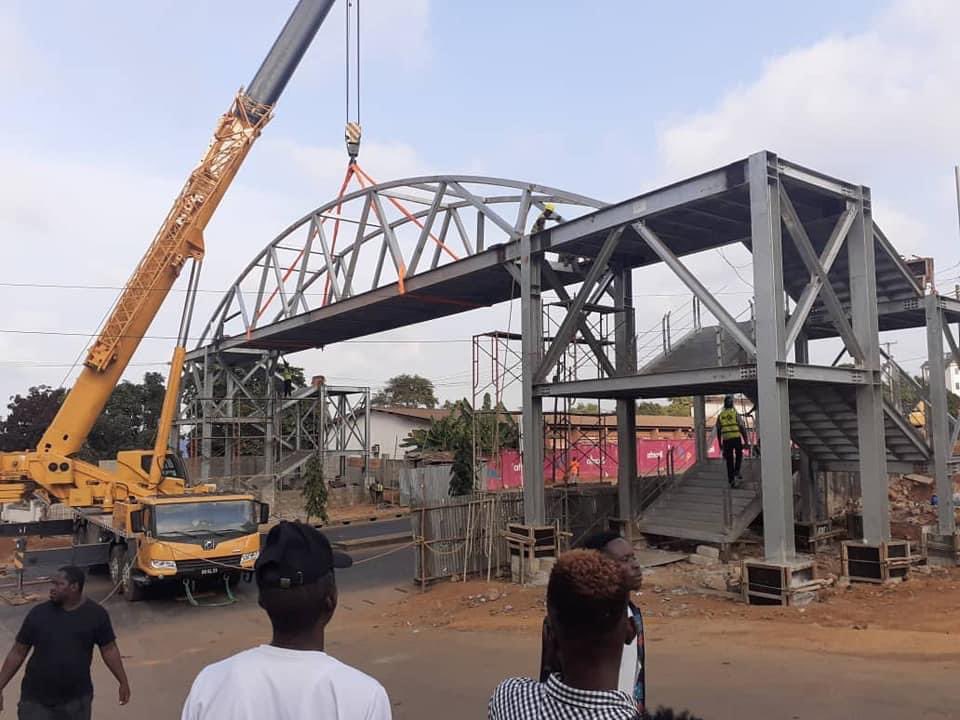 kaborproperties's tweet photo. Pedestrian Bridges Installed At Lumley and Wilberforce, Freetown, Sierra Leone! 

What do you think of this love?! 

-
#FootBridge #Freetown #SierraLeone #Africa #construction #Safety #tuesdaymotivations #SaloneTwitter https://t.co/pvZKFpg4ro