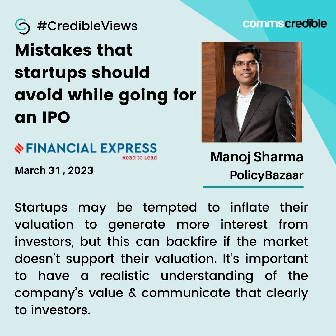 CommsCredible's tweet photo. #CredibleViews:Going public through an Initial Public Offering (IPO) is a significant milestone for any startup, as it provides access to public capital and enhances the company’s visibility and reputation. It can provide a significant amount of capital to fuel growth, increase https://t.co/igqrK9gv9s