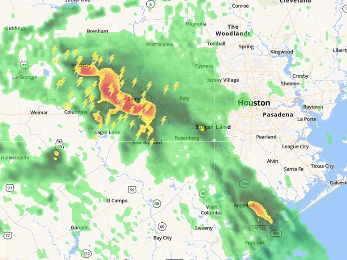 Mike s weather page on twitter morning storms in texas looks like