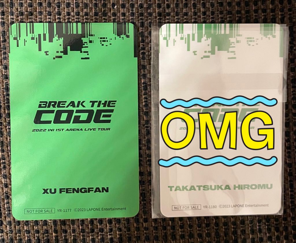 _____y_ryo's tweet photo. INI BREAK THE CODE  DVD
トレカ交換　FC 限定盤

【譲】
FC限定盤   許（緑）

【求】
同種　尾崎

郵送希望。
心当たりのある方よろしくお願いします。

#INI交換 https://t.co/MBYx4OY6cW