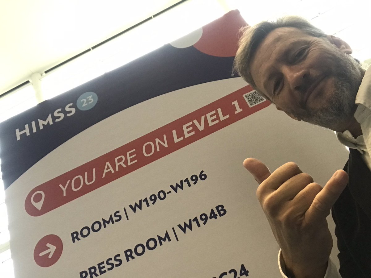 stroncar's tweet image. Arrancó ayer #HIMSS23 en Chicago, el congreso anual de #HIMSS bajo el lema Health+Tech #HeathTech

Gran expectativa! #MedicosDigitales #DigitalHealth