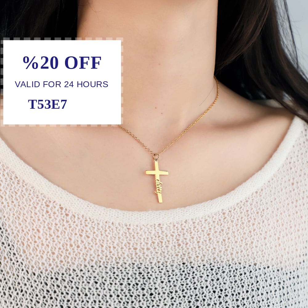 LAGCoffe's tweet photo. Check out this product 😍 Fashion Creative Cross Customizable Name Pendant Necklace 😍 
by Artshiney starting at $30.00. 
Shop now 👉👉 https://t.co/oj5vPpXwm3 https://t.co/e7Z5w9733n