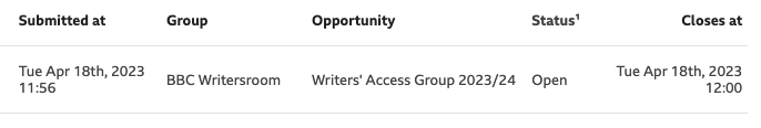 LoreleiMathias's tweet photo. Well done &🤞to all the other #ADHD applicants submitting to @bbcwritersroom at 11.56 with a whole 3 mins before the deadline:) I'd love to see a graph of upload times compared with other DDND applicants! #Inclusion #writing #NeurodiverseUniverse #LifeinADHD #TimeIsAConstruct https://t.co/wvslBljKFt