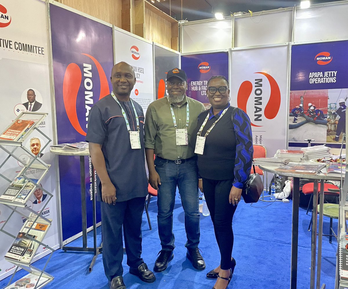 meman_info's tweet image. Visit our exhibition stand at the Nigeria International Energy Summit to learn more about MOMAN and the petroleum downstream industry. 

#energy #petroleum #nies2023 #MOMAN #bettertogether