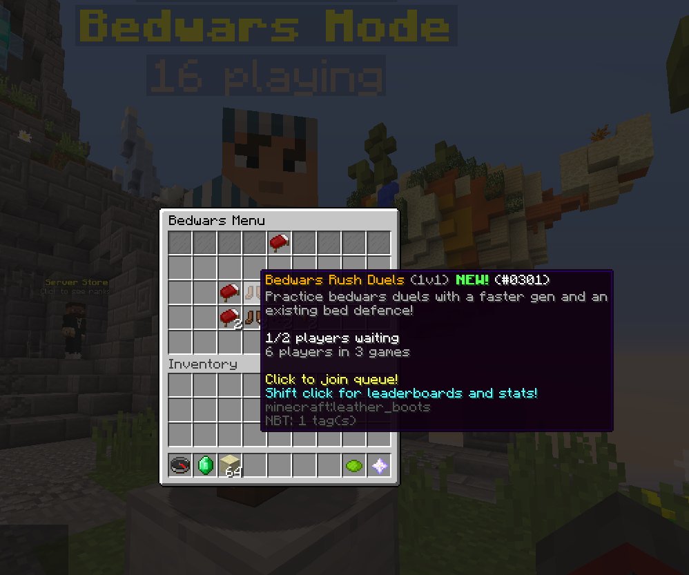 Minecraft Bedwars Server Address 