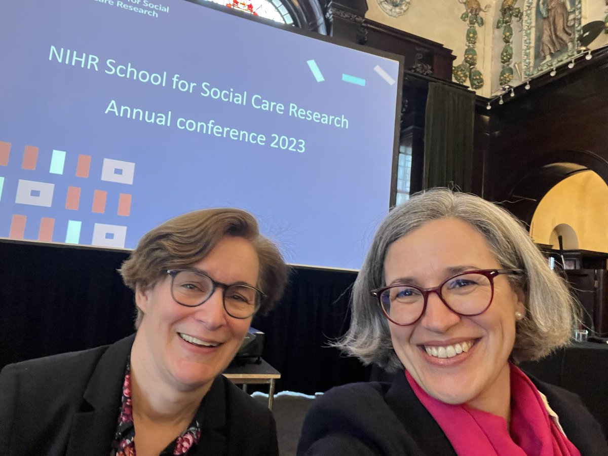 Finally meeting @vicrayner in person, after her excellent keynote at #SSCR2023 and as we plan with @NCFCareForum @NCF_Liz a look at how lessons from the COVID experience of other countries could help make #socialcare in England more resilient and effective @LTCcovid