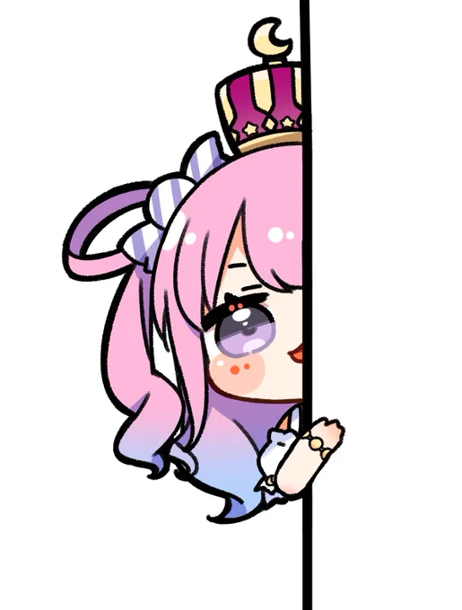 こっちを見ている姫様#ルーナート 