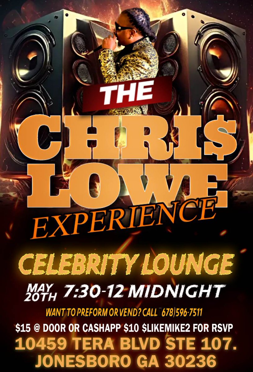 What a night!!! .. But Don't worry you have another Chance to Come and have a CHRI$ LOWE  EXPERIENCE of a life time. STARTING May 20th it's going down, WITH A  live BAND and Hip-Hop collide for an experience like no other Breaking the Barrier and bringing back originality