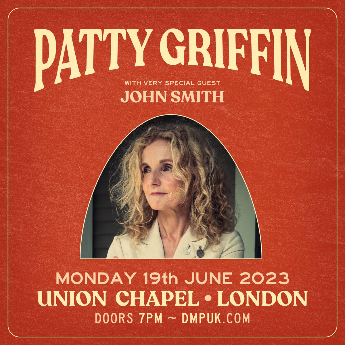 🇬🇧LONDON🇬🇧 Really excited to come back to @UnionChapelUK with @thejohnsmith . Tickets are on sale NOW! seetickets.com/event/patty-gr…