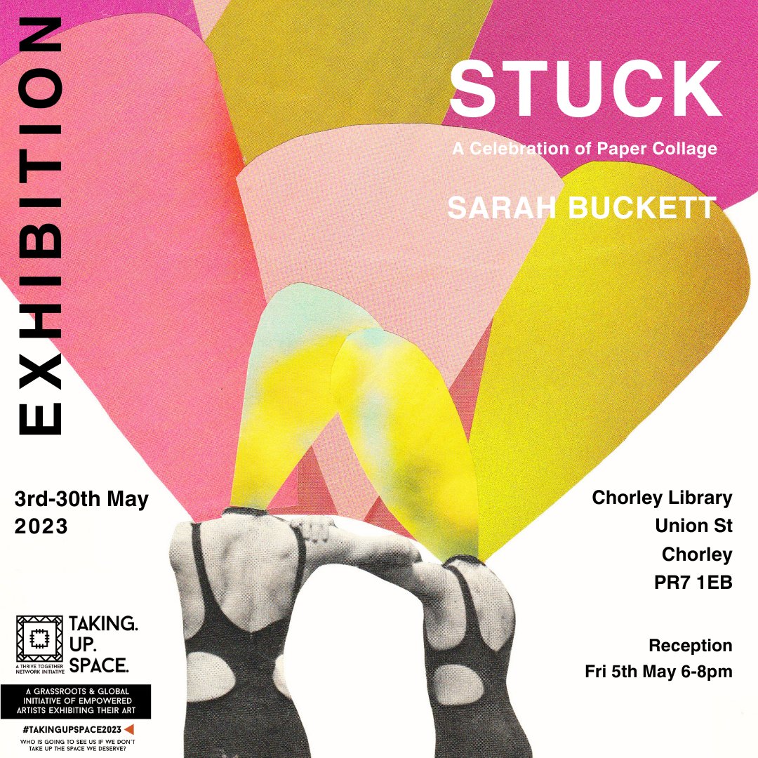 An exciting new exhibition is coming to Chorley Library in May! "Stuck: A Celebration of Paper Collage" by Sarah Buckett