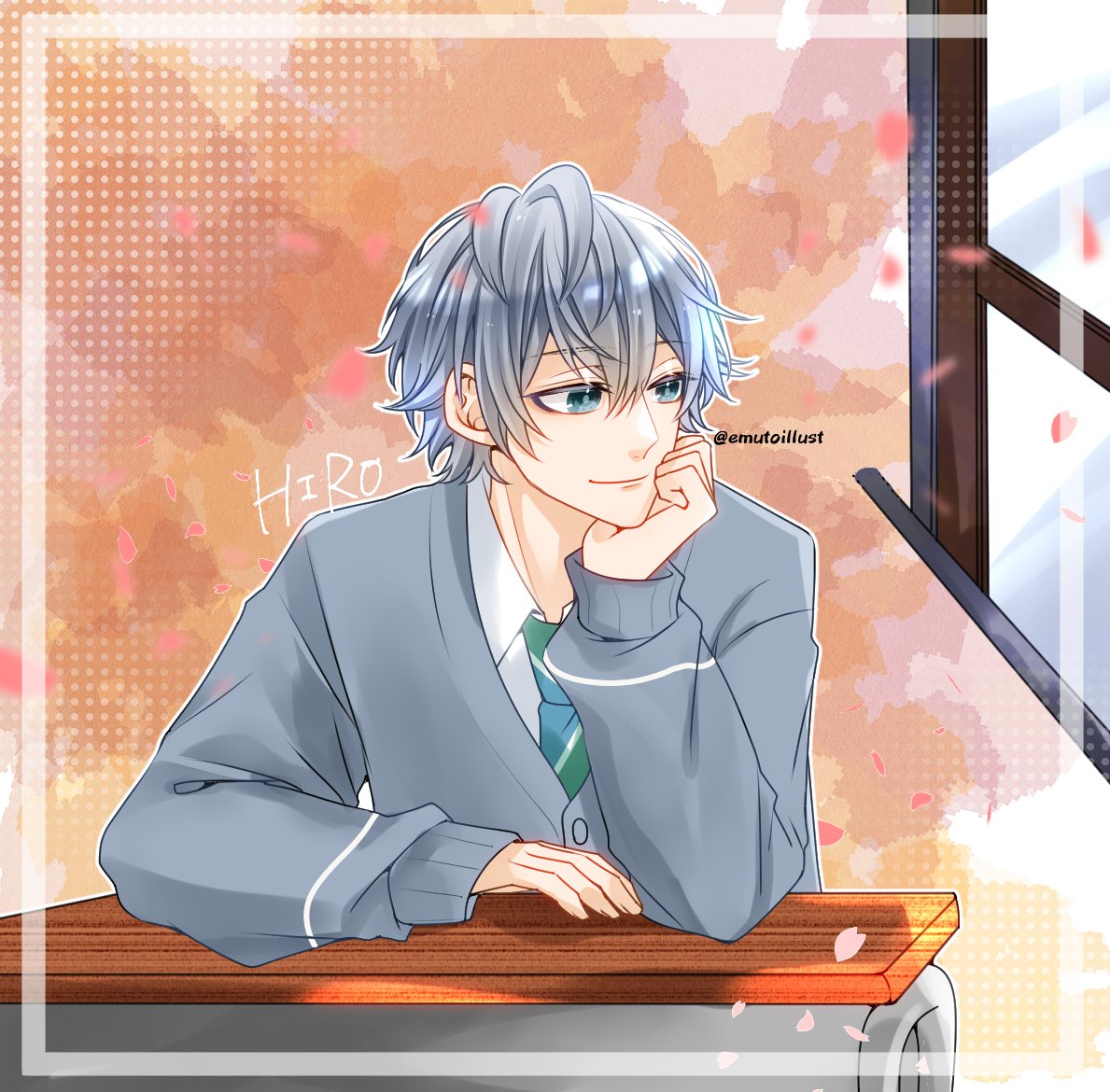 🏪🍑🏫ヒロくん #からぴち #カラフルピーチ素材