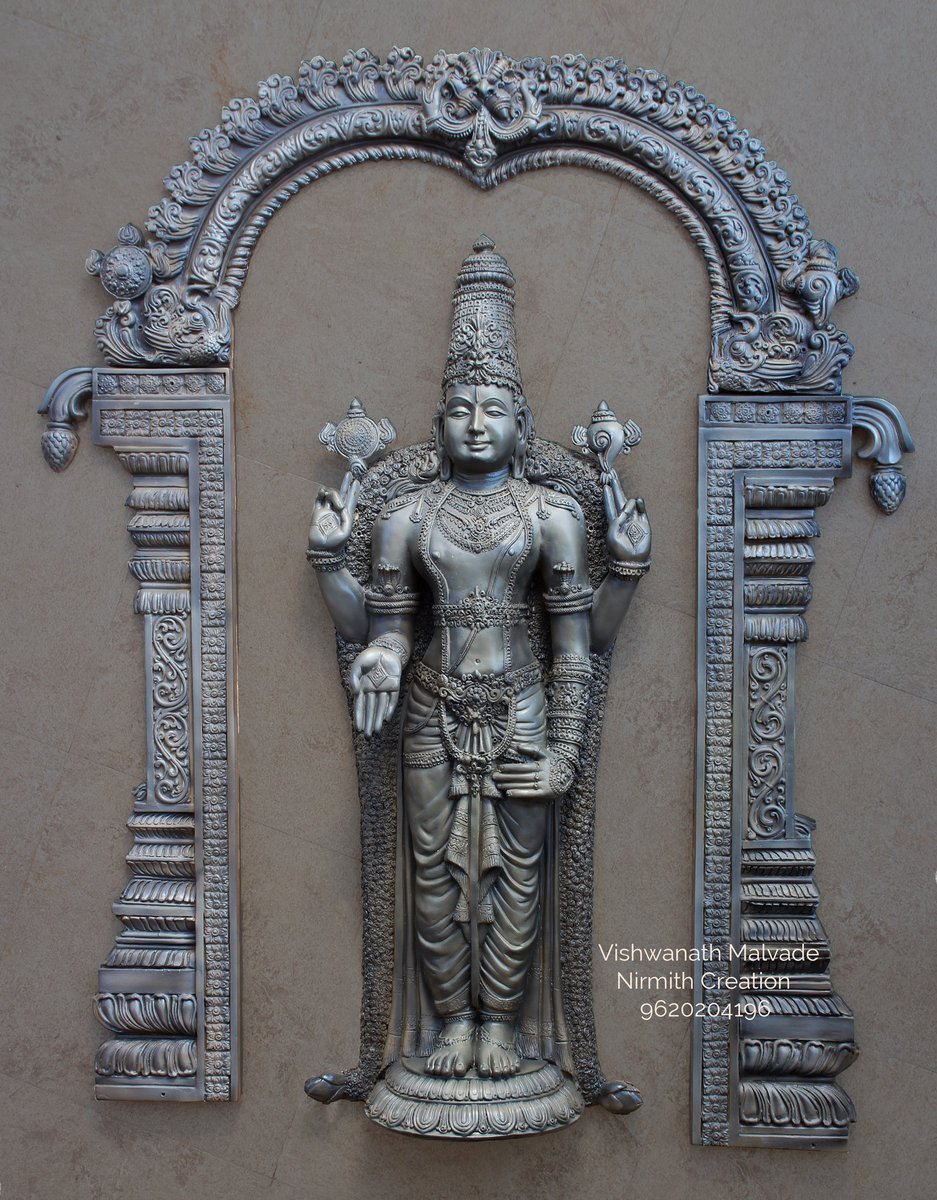 NirmithC's tweet photo. Lord Venkateshwara Mural 

Highly embossed wall hanging

We customize the artwork,  will deliver on time 

#venkateshwara #mural #Vishwanathmalavade #nirmithcreation #wallmural #trending #post #trendingreels #viral #viralpost 

Follow , like, comment and share to your contacts... https://t.co/jCbOGaaw6y