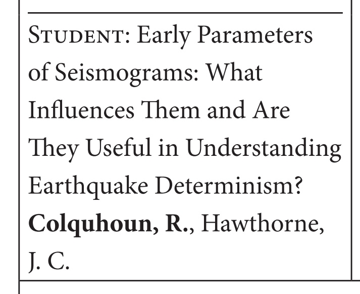 Looking forward to giving my talk on some of my PhD work today at #SSA2023. I'll be talking at 09:00 in room 202A/B.