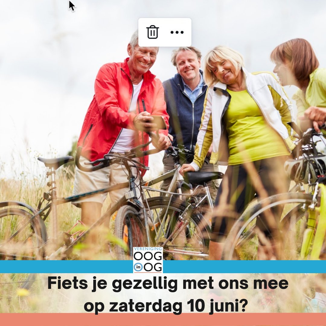 We hebben een prachtige fietstocht uitge­zet voor onze leden met partner of vriend(in). We gaan met elkaar fietsen over de Loonse en Drunense duinen op zaterdag 10 juni 2023. 

Aanmelden doe je hier: bit.ly/3UK9WP4

#fietstocht #lotgenotencontact #zienmetéénoog