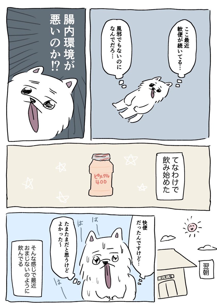 日記
ピルクル飲み始めました 