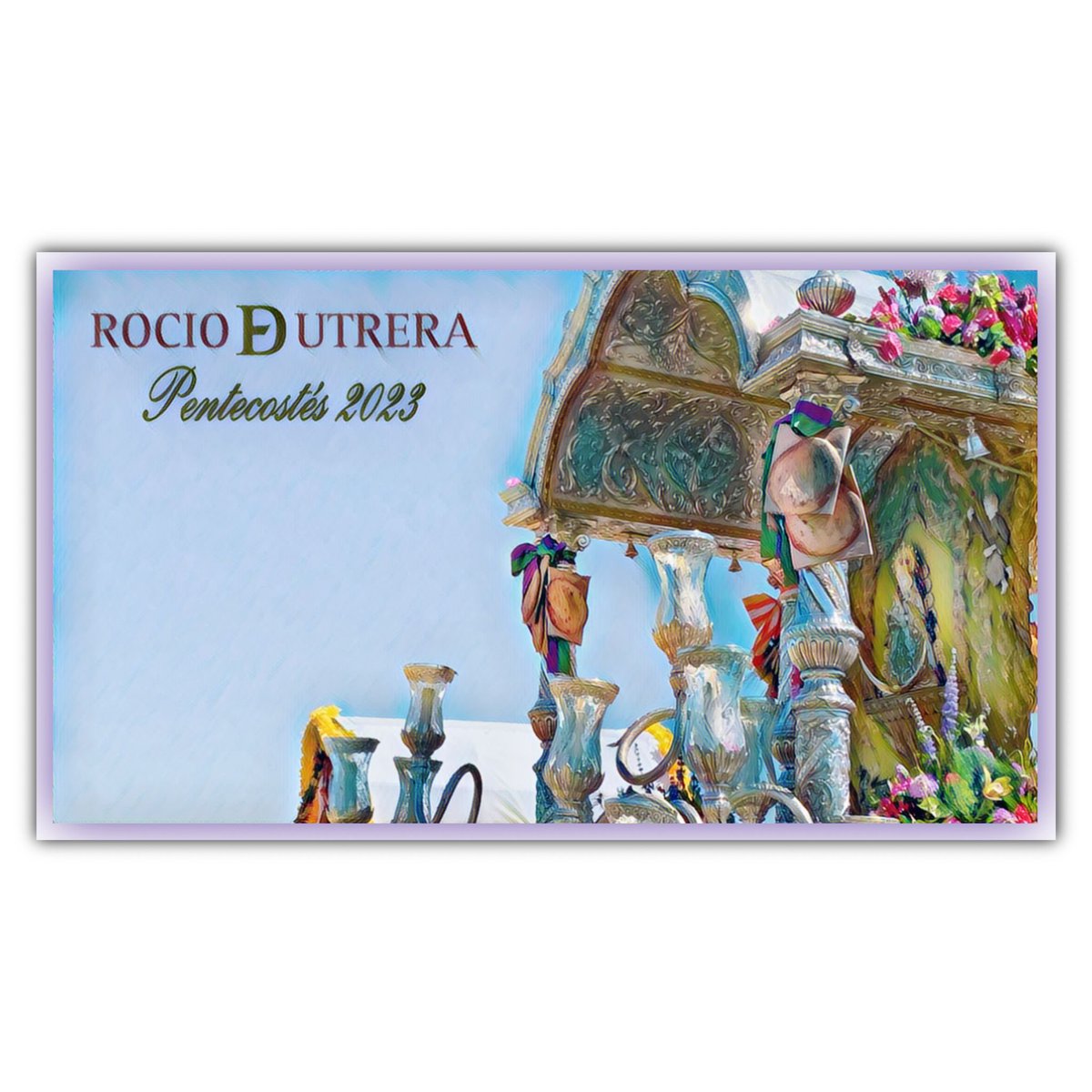 Cartel 2023 por Alex Portillo 
¡VIVA LA VIRGEN DEL ROCÍO!