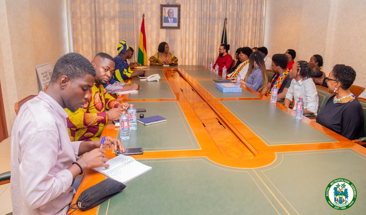 AccraMetropolis's tweet image. #Columbus #Afrocentric delegation calls on @MayorSackey  ama.gov.gh/news-details.p…
