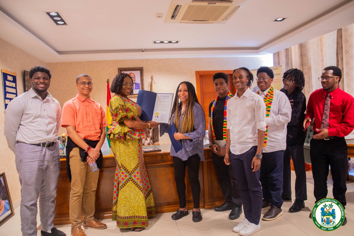 AccraMetropolis's tweet image. #Columbus #Afrocentric delegation calls on @MayorSackey  ama.gov.gh/news-details.p…