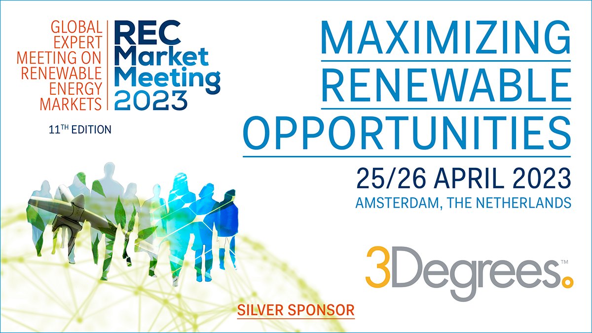 Thanks to 3Degrees for being a Silver Sponsor of the RMM2023 and host of the Drinks reception on 25 April. We are looking forward to a successful event.