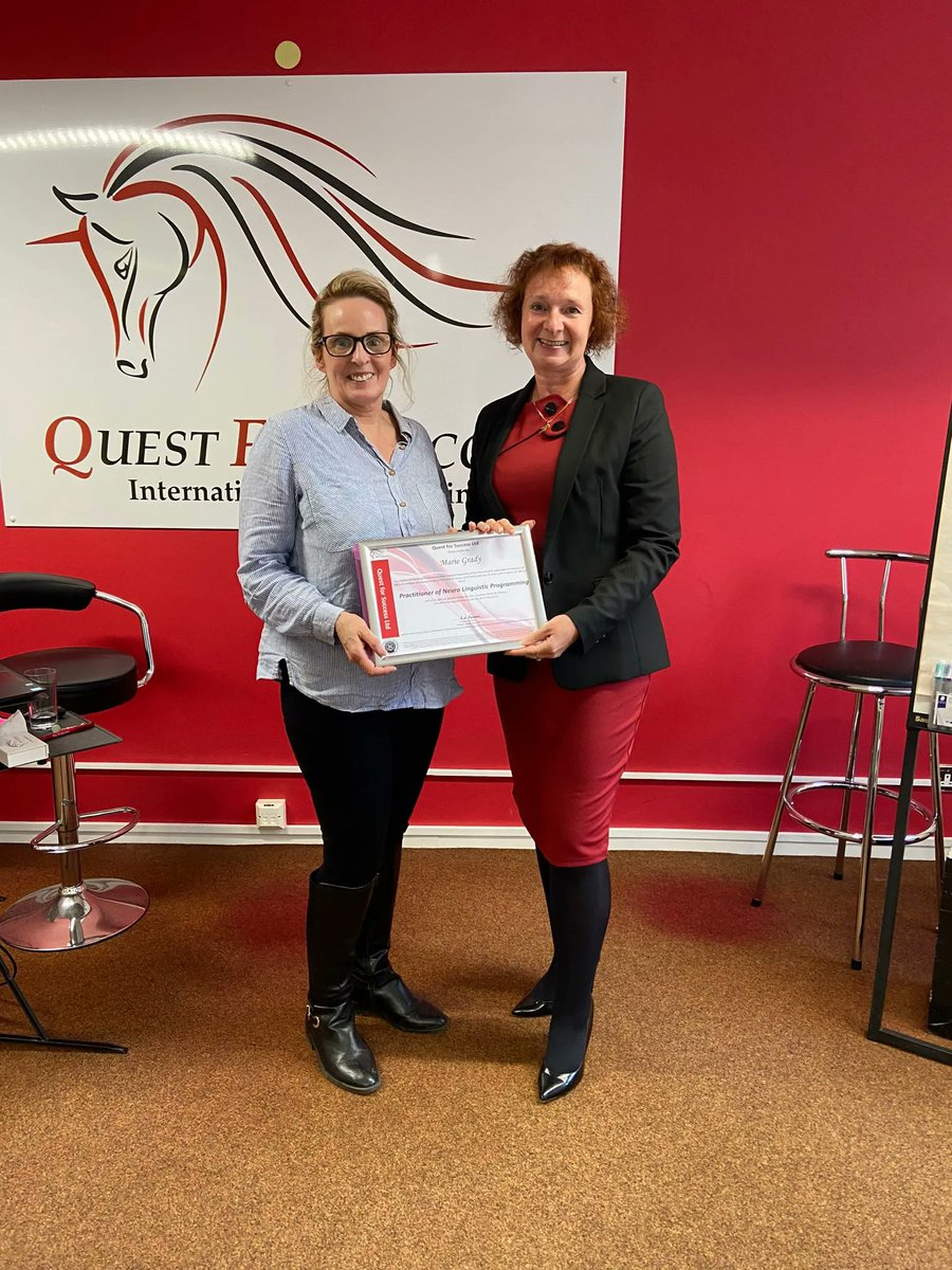 QFS_NLPTraining's tweet image. Qualified! Well done Marie! 🎓

&quot;Superb delivery of learnings, explained really well. The structure is really well presented. Christine is very patient and understanding, ensuring everything is understood before moving on...&quot; 

#nlpcoach #nlpmaster #nlppractitioner