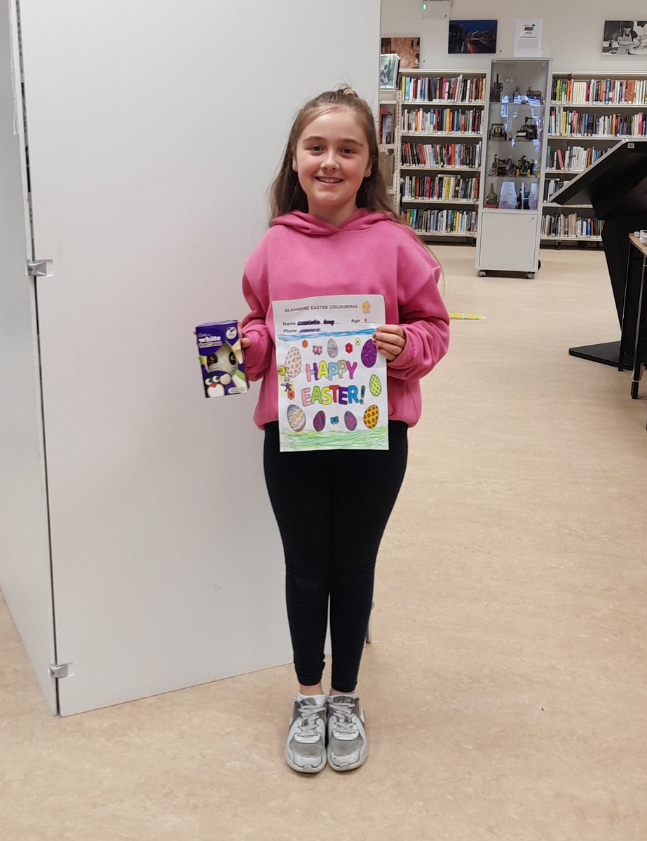 corkcitylibrary's tweet image. Congratulations to Tom, Caoimhe and Lara who are the winners of the Easter colouring competition here at Glanmire Library. 🖍🎨🖌

#CorkCityLibraries #GlanmireLibrary