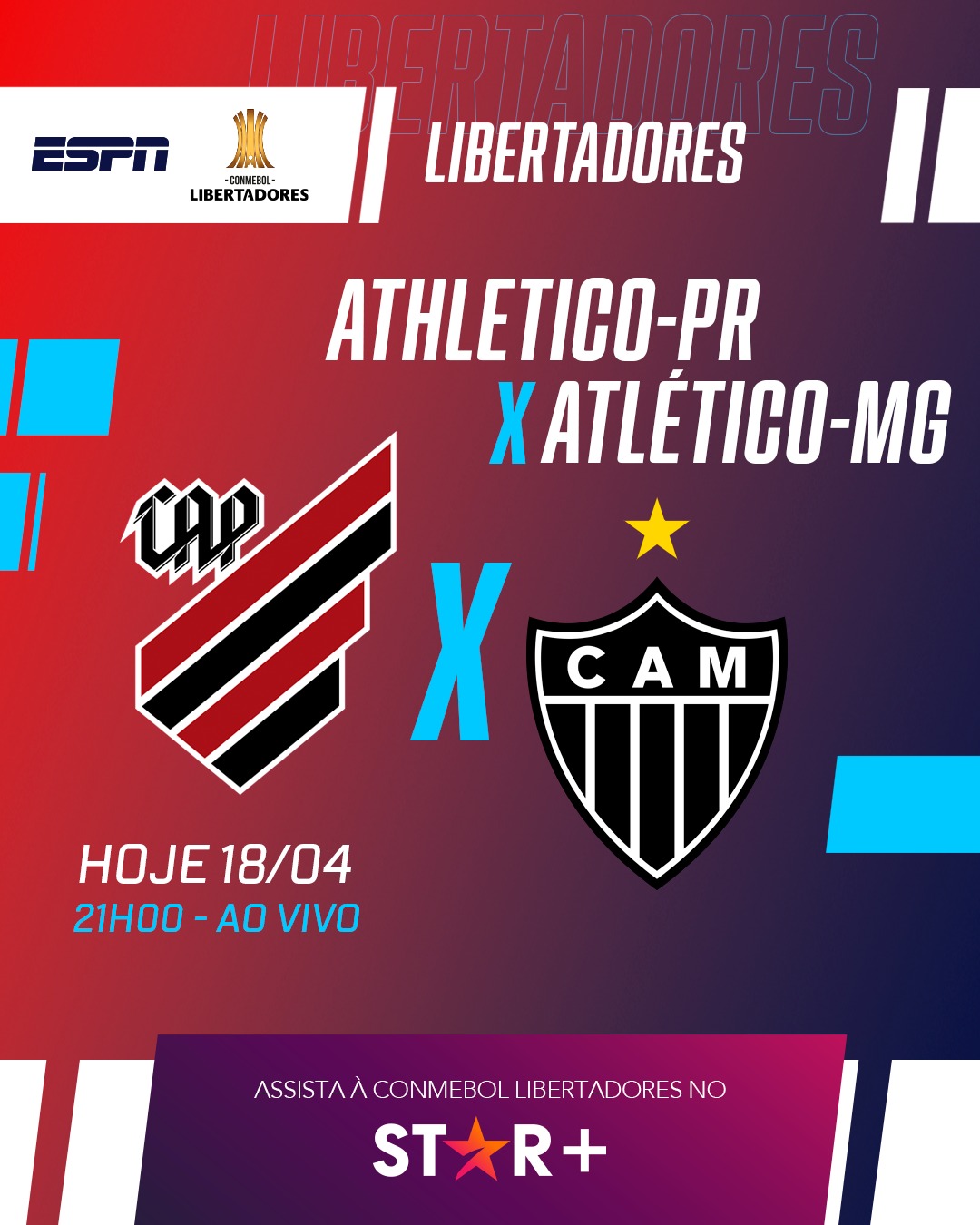 ATHLÉTICO-PR X ATLÉTICO-MG AO VIVO - LIBERTADORES 2023 AO VIVO