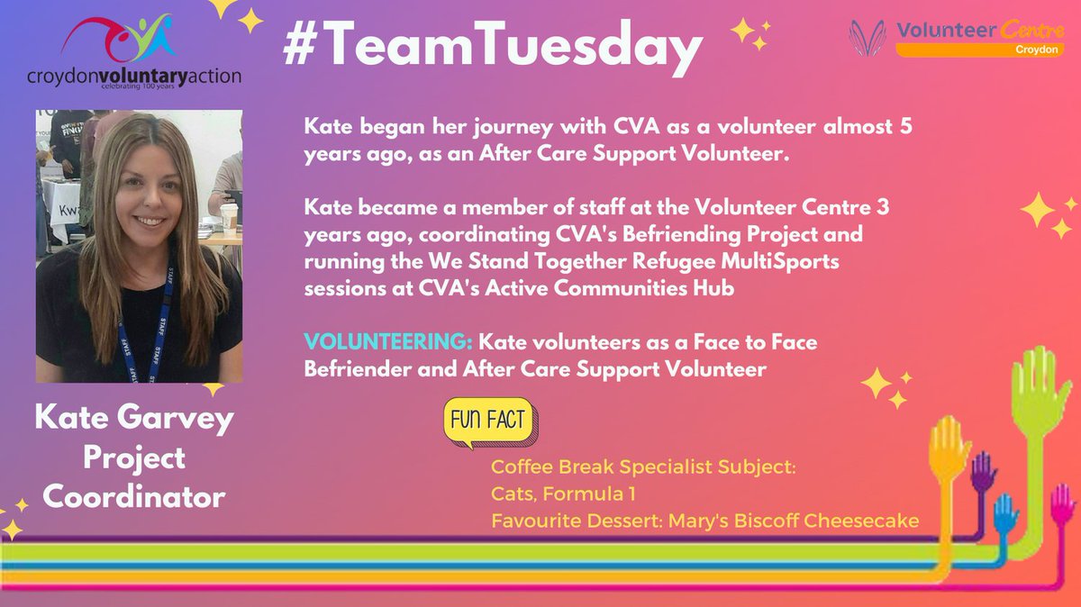 #teamtuesday #volunteer #volunteercentre #teamworkmakesthedreamwork #community #strongertogether #croydon @CroydonVA