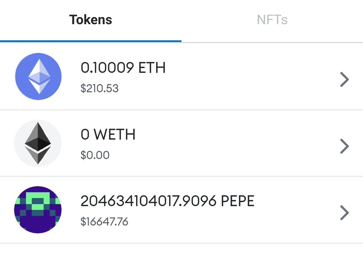 Deltacorp24's tweet photo. Did I do this right?
Fyi, I got in $PEPE at $2mn market cap. https://t.co/AVP3r59HYq