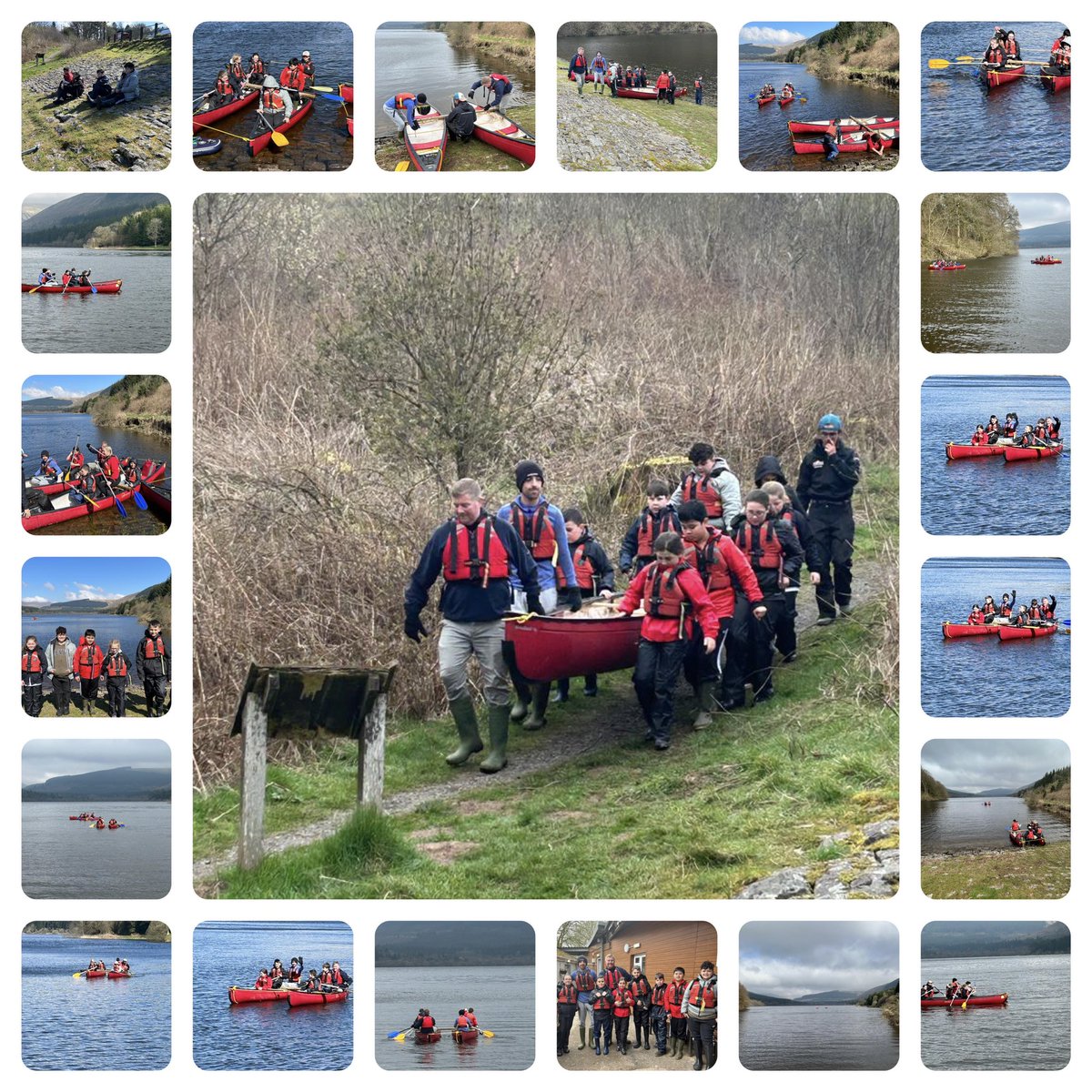 StAloysiusRC's tweet photo. Year 6 have loved their morning out on the canoes @PODolygaer #BCAwell #BCA4 https://t.co/V9Z3ZzDSWO