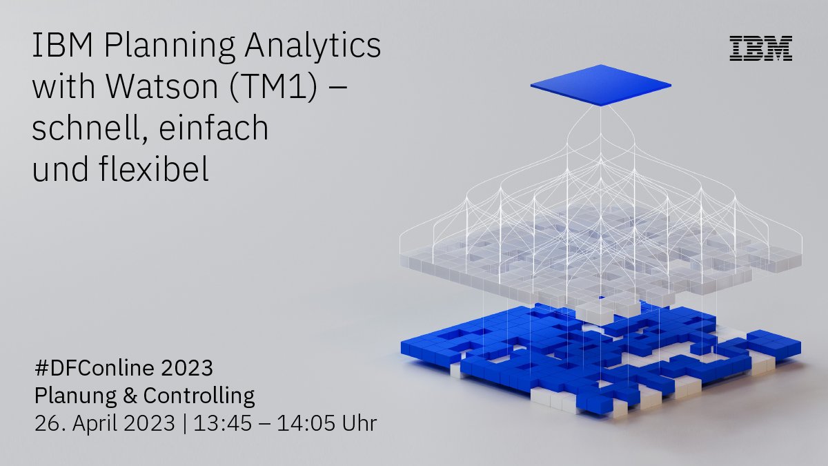 InesFriedl's tweet photo. @IBMDACH auf der @barc_research #DFConline 2023 #Planung &amp; #Controlling. Besuchen Sie unseren Vortrag #IBM #Cognos #TM1 am 26.04.2023 im Softwareauswahl im Fokus-Stream von 13:45-14:05 Uhr. Christian Wagner beantworten gerne Ihre Fragen. https://t.co/Ji0YJO2sEX #PlanningAnalytics https://t.co/JG4gn3lL79