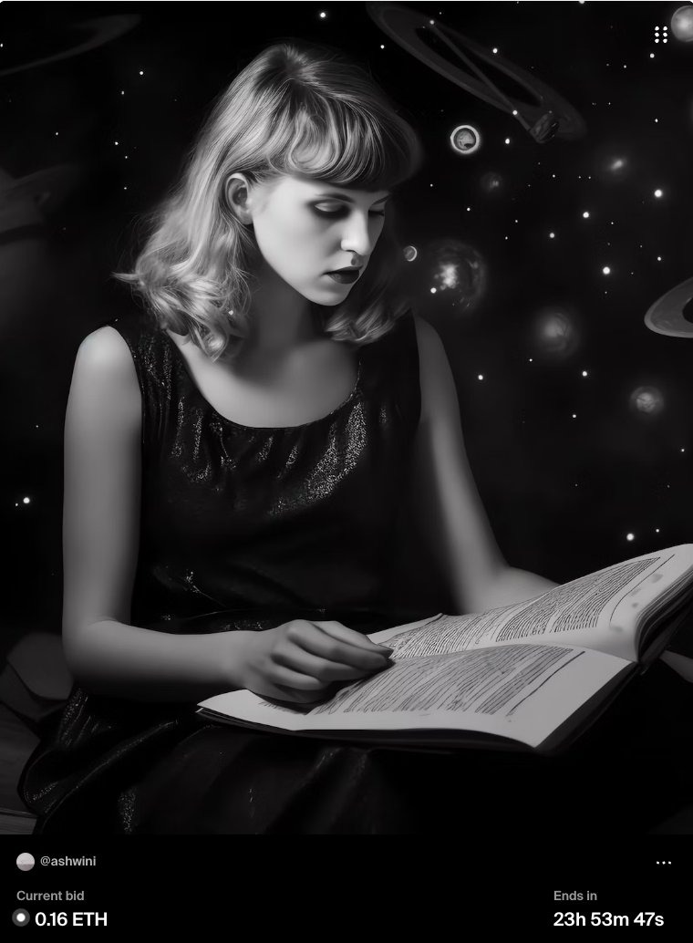 AshwiniDodani's tweet image. ⏰ started by @gregyounger the #Write3 rockstar! ❤️‍🔥

Plath in a Parallel Universe // Current Bid: 0.16Ξ

Part of @Historic_Crypto FND world - #StrangeHistory 🎬