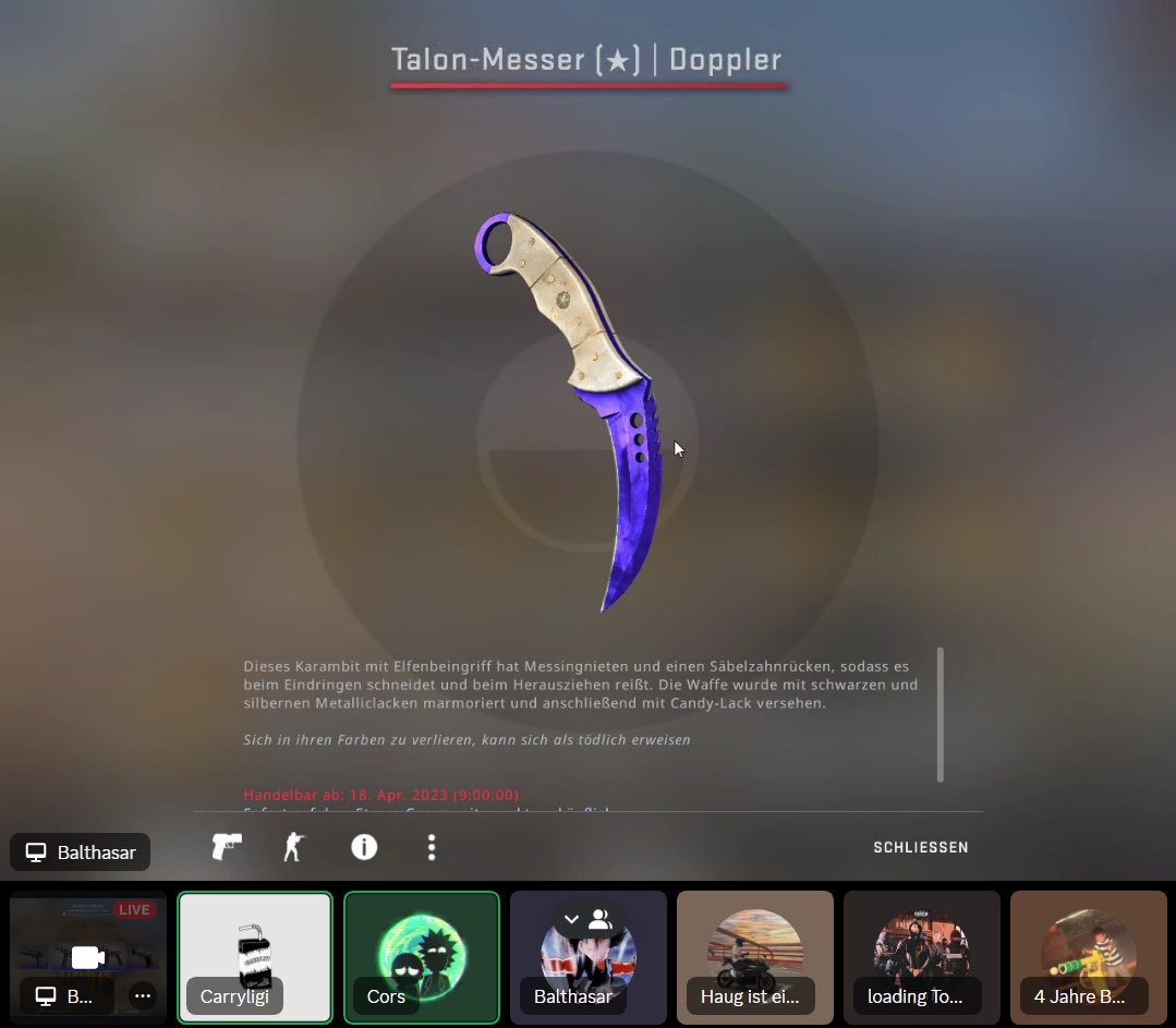 <a href="/MontanaBlack/">GetOnMyLvL</a> Talon knife Sapphire Factory new