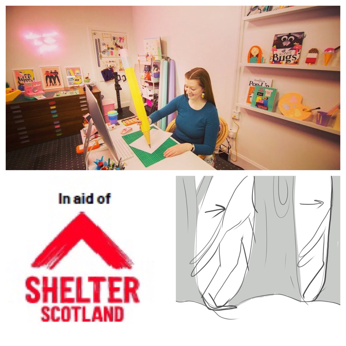 I'm excited to announce that I'll be working with <a href="/Clubhouse_GLA/">Clubhouse</a> to bring to life my first story as a stop motion animation raising awareness about homelessness. The animation in collaboration with
<a href="/shelterscotland/">Shelter Scotland</a> will melt your heart! Watch this space...  #arthurschristmastale