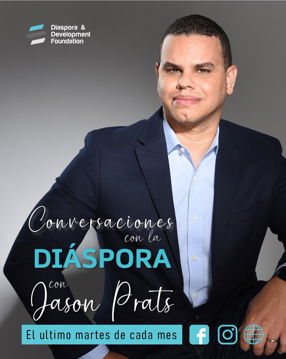 diaspora_found's tweet photo. Te espero el próximo Martes, por aquí y por los medios dominicanos que están apoyando esta nueva etapa de *Conversaciones con la Diáspora.* https://t.co/5mzl455nPF