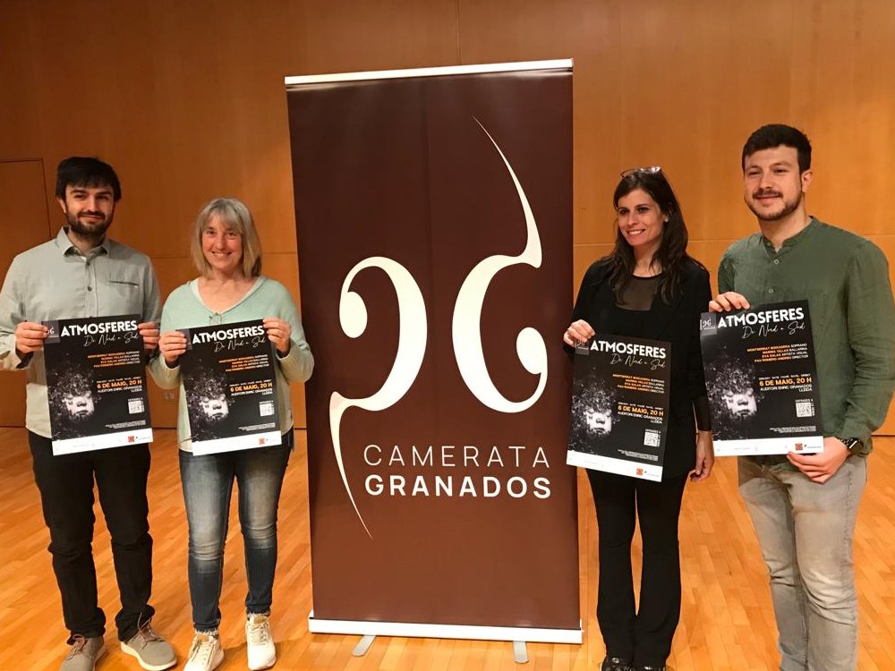 Cati_Lleida's tweet photo. 🔴  L'orquestra lleidatana Camerata Granados estrenarà el 6 de maig el concert "Atmosferes. De Nord a Sud"

👉  Un espectacle que combina la música i la dansa amb les arts visuals i la poesia, i que vol incentivar el públic més jove

https://t.co/GksoOINmO2 https://t.co/Ef6olmmG2C