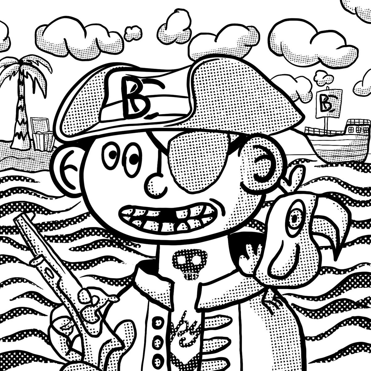 trippysticknft's tweet photo. Yo-ho-ho Trippy pirates! 

We are onboarding @BetaCallsHQ 1/1 in our collection.

Our treasures waiting for you all! 🏴‍☠️ https://t.co/ZHDV9qDU6z
