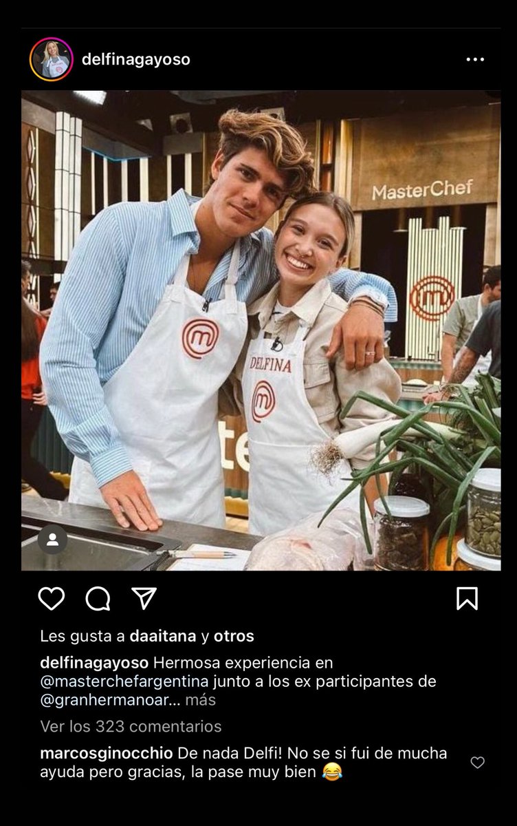 telefaan's tweet photo. #MarcosGinocchio agradeciendo a
Delfina con quien cocinó en #MasterArgentina y a Antonio apoyándolo diciéndole que es Admirable! 🙌
Aguante Salta! ❤️
#MarcosGinocchio #DelfinaGayoso #AntonioLopez https://t.co/187YD1ZcRB