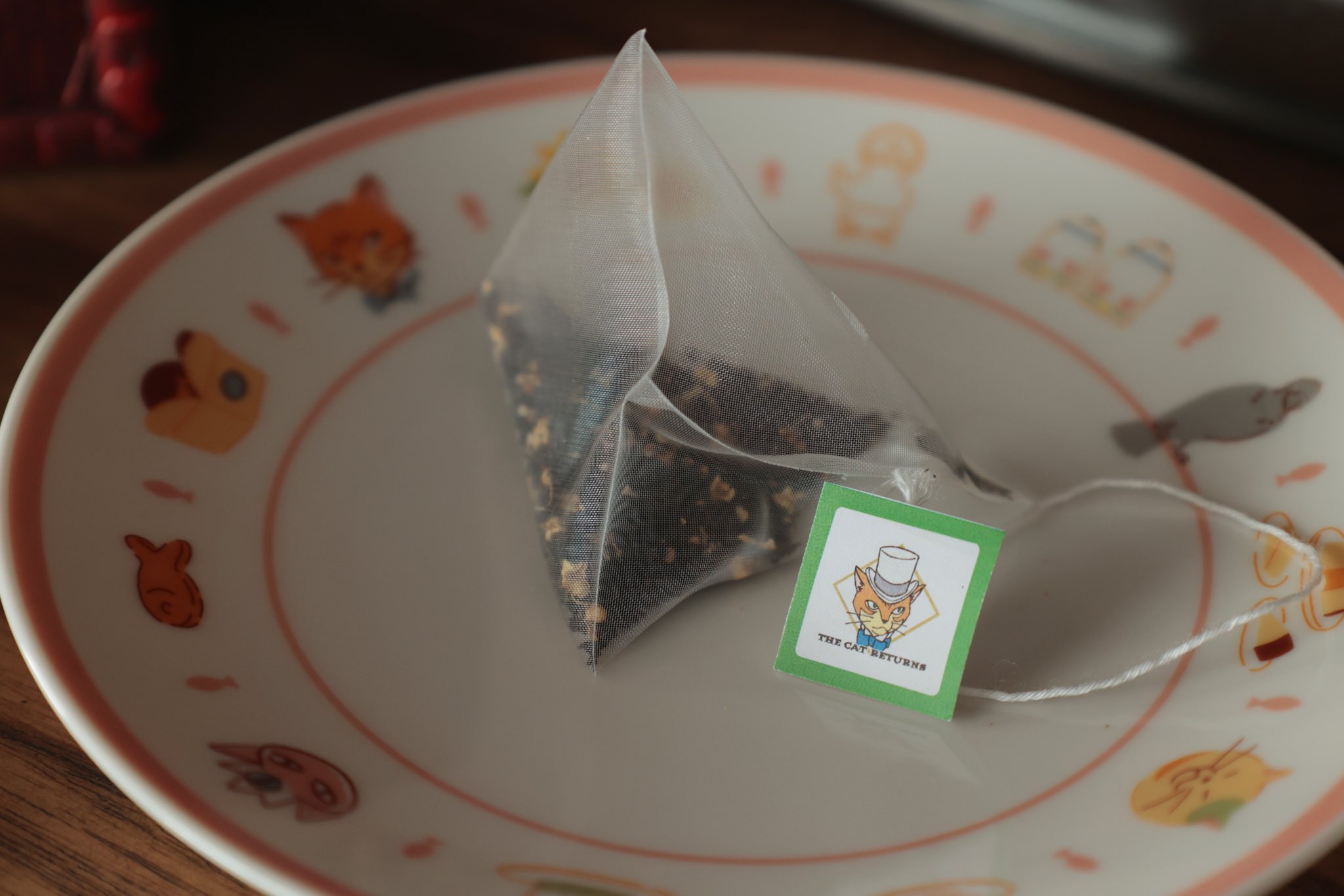 猫の恩返し 紅茶缶 スペシャルブレンドティー バロン ムタ