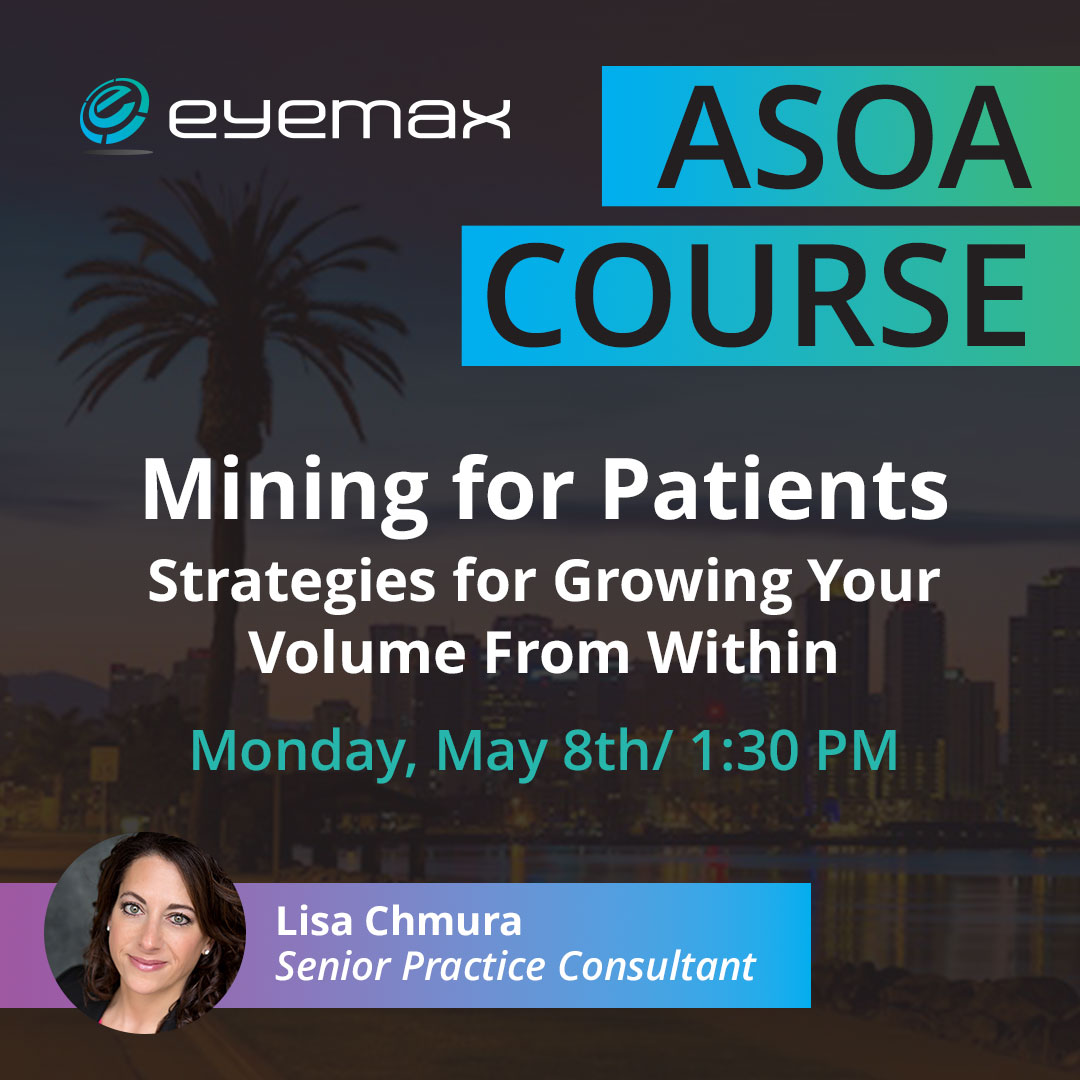 EyeMaxGroup's tweet image. ASCRS | ASOA 2023 is coming fast. We will all be in San Diego before you know it. Don't miss Lisa's course, Monday at 1:30pm on the Upper Level, Room 31C. We will have handouts on site and amazing, helpful content.
#ASCRS #ASOA #Education