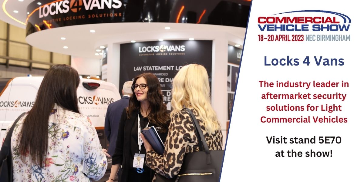 Looking to improve your van security? Visit stand 5E70 at #CVShow23 and have a chat with <a href="/Locks4VansLtd/">Locks 4 Vans</a>, who are currently showcasing some of the award-winning products in their range.