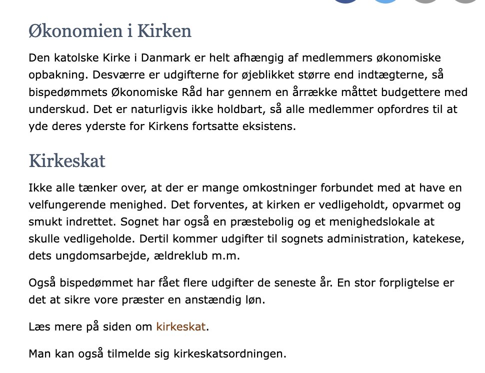 Ph1lip's tweet photo. @k_i_dialog @MrMesserschmidt @NWammen Hold hold! Hvor i loven står der, at det kun er staten, der må kalde noget for "skat"? Der er ikke noget ved den katolske kirkes "kirkeskat", der på nogen måde er tvunget... Der er tale om en frivilligt - fradragsberettiget - donation. https://t.co/sz4QR9Wq5q